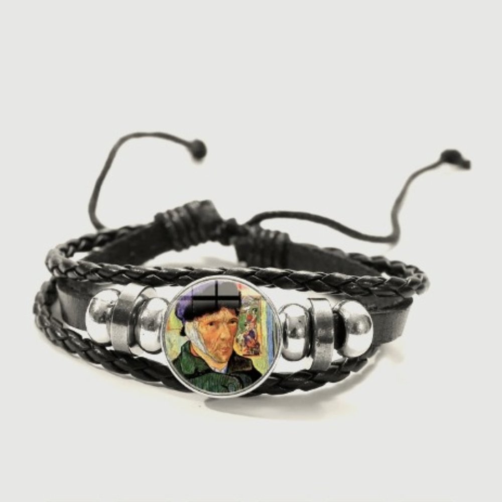 🍏50% OFF/3+...Van Gogh "Self-portrait with Bandaged Ear" Bracelet